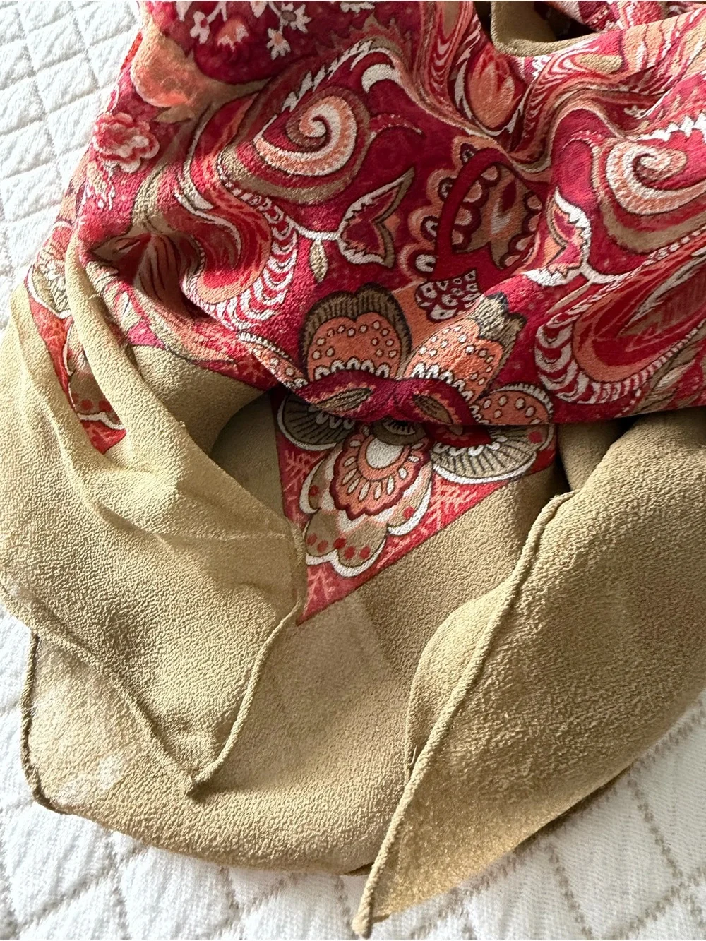 Fisba Stoffels Vintage Scarf Set of 2 Square Scarves Swiss Designer